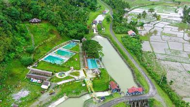 Salah Satu Objek Wisata Air Water Park di Gampong U Gadeng, Kecamatan Keumala, Pidie, Aceh